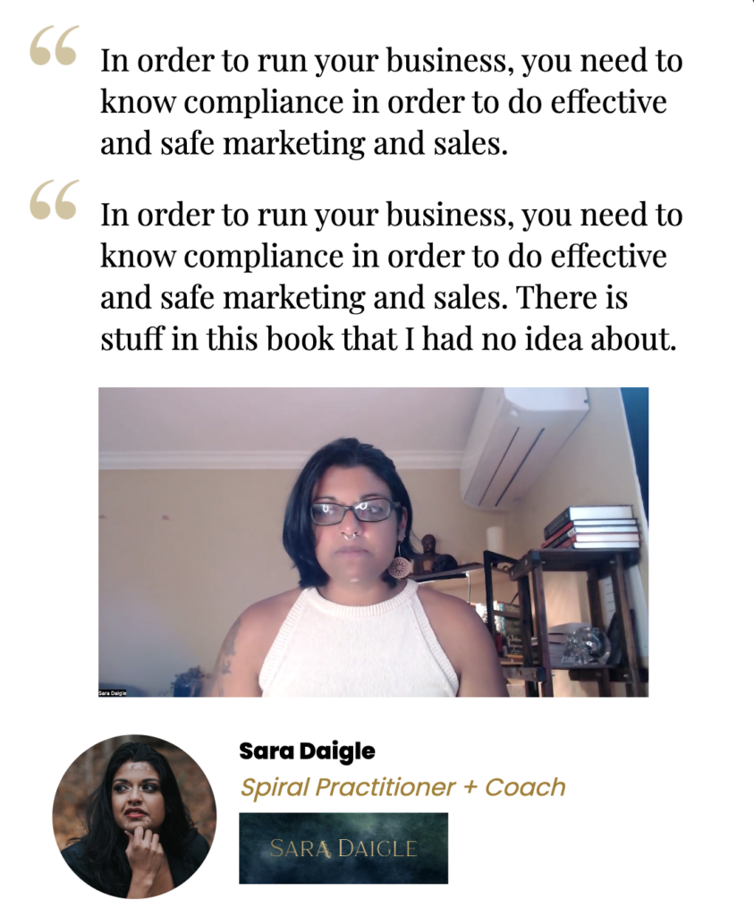 My marketing and compliance Testimonial